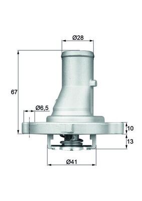 MAHLE TI 68 87D - Thermostat, Kühlmittel