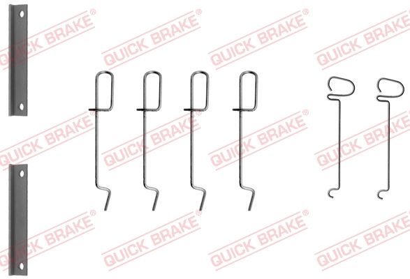 QUICK BRAKE 109-1070 - Zubehörsatz, Scheibenbremsbelag