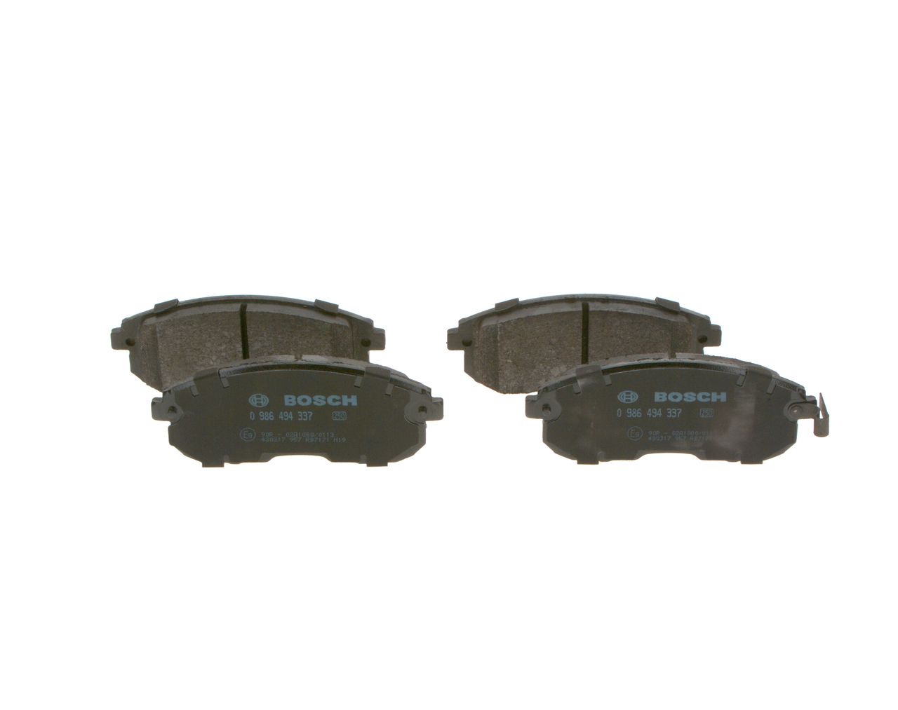 BOSCH 0 986 494 337 - Bremsbelagsatz, Scheibenbremse