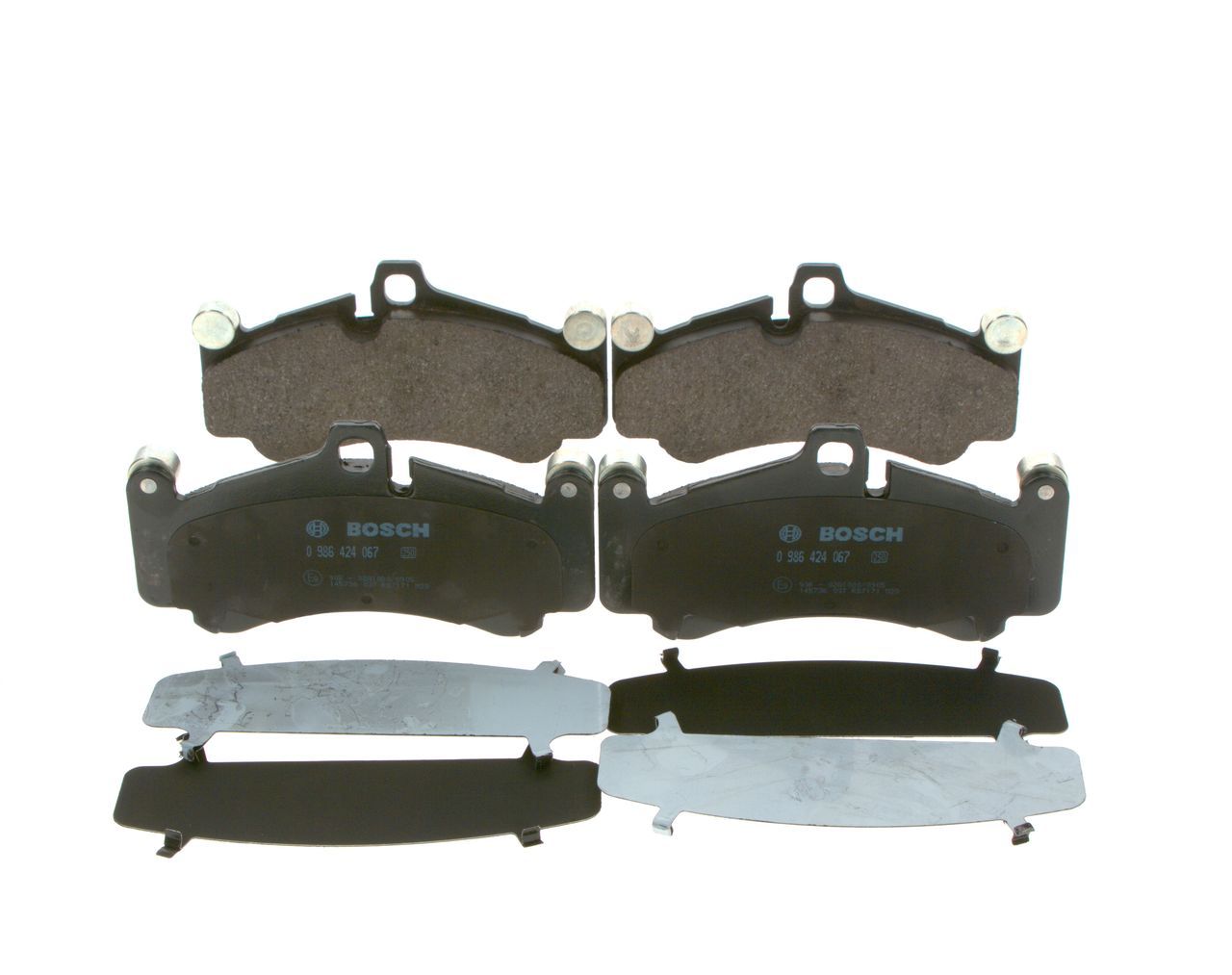 BOSCH 0 986 424 067 - Bremsbelagsatz, Scheibenbremse