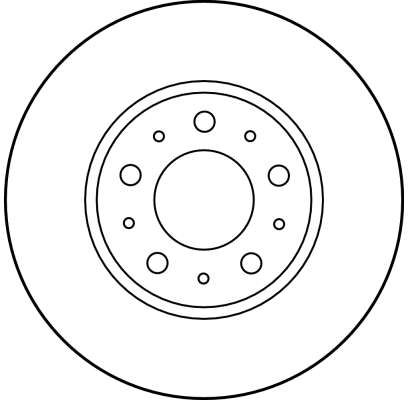 TRW DF2671 - Bremsscheibe