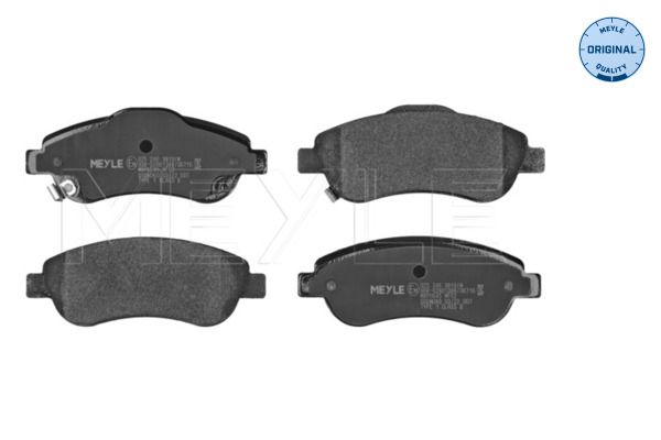MEYLE 025 246 3819/W - Bremsbelagsatz, Scheibenbremse