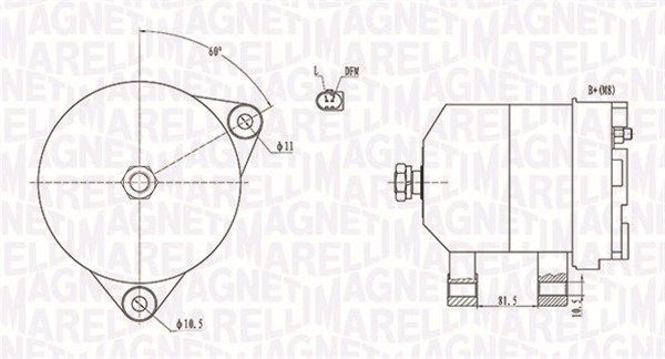 MAGNETI MARELLI 063731915010 - Generator