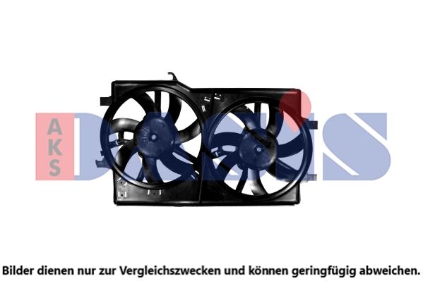 AKS DASIS 018022N - Lüfter, Motorkühlung