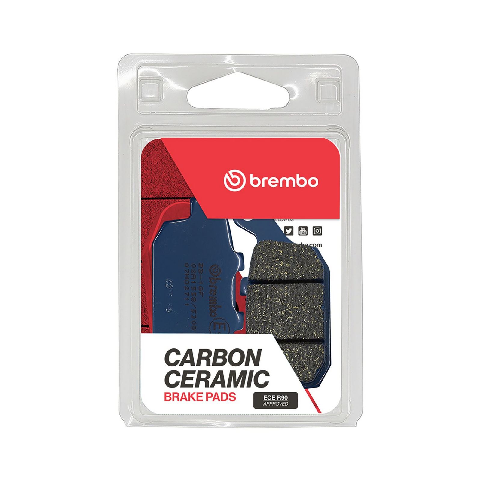 BREMBO 07HO2711 - Bremsbelagsatz, Scheibenbremse