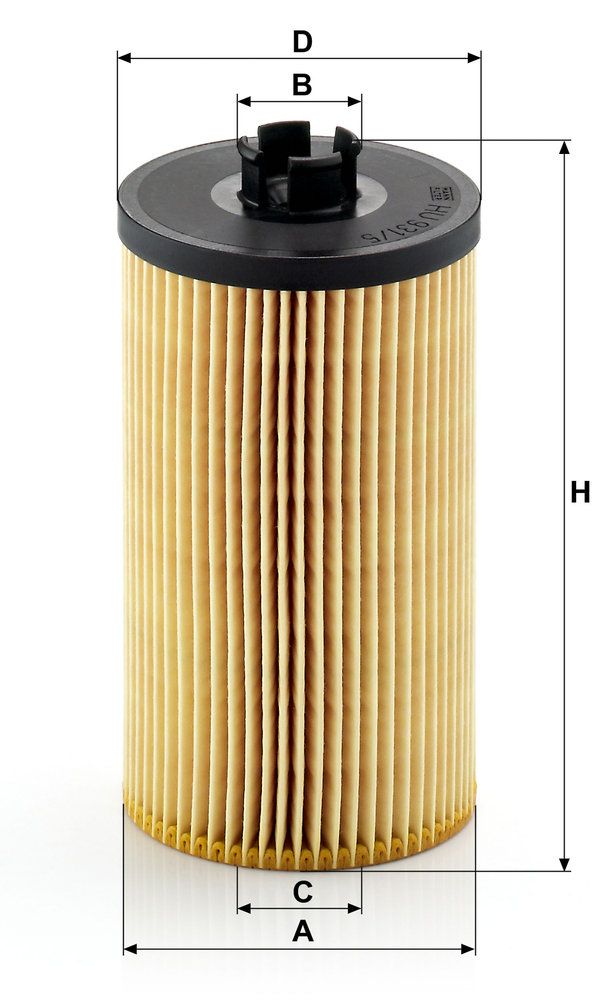 MANN-FILTER HU 931/5 x - Ölfilter