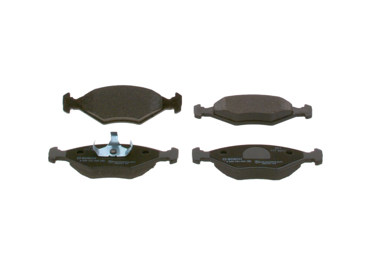 BOSCH 0 986 424 458 - Bremsbelagsatz, Scheibenbremse