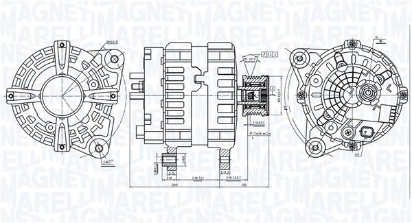 MAGNETI MARELLI 063736381010 - Generator