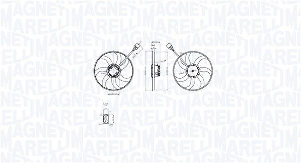 MAGNETI MARELLI 069422875010 - Lüfter, Motorkühlung