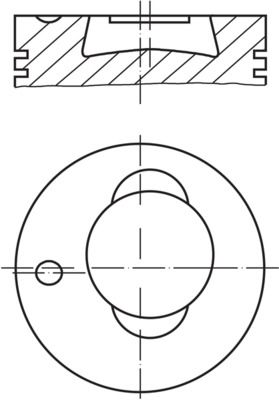MAHLE 003 83 00 - Kolben