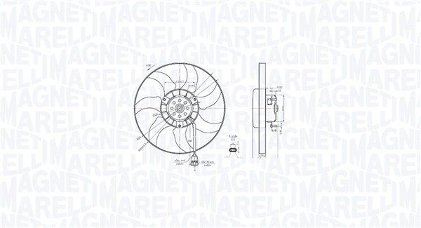 MAGNETI MARELLI 069422887010 - Lüfter, Motorkühlung
