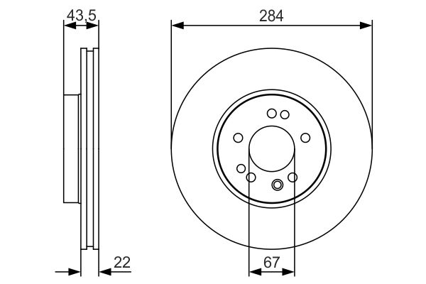 BOSCH 0 986 479 S15 - Bremsscheibe