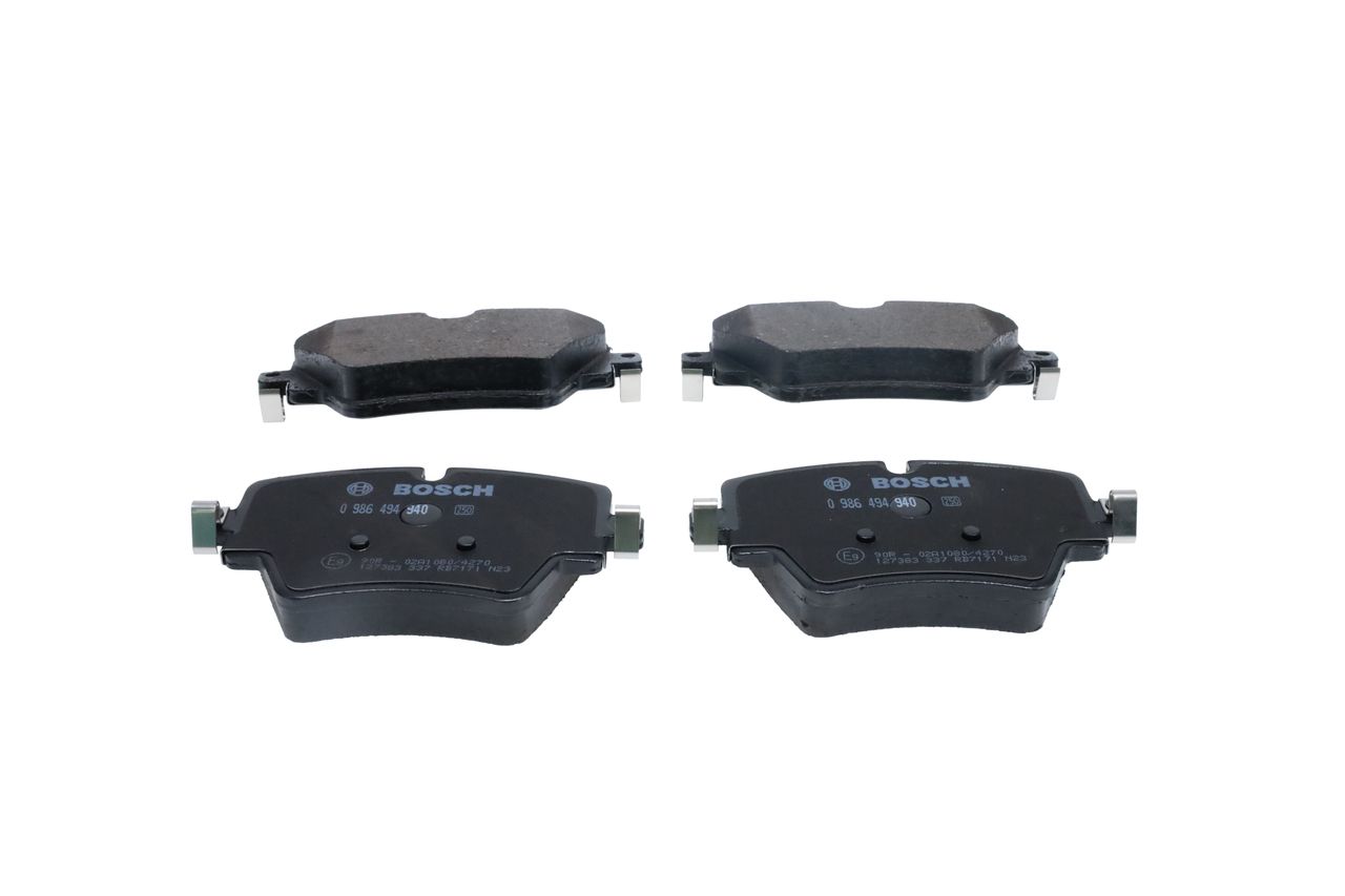 BOSCH 0 986 494 940 - Bremsbelagsatz, Scheibenbremse