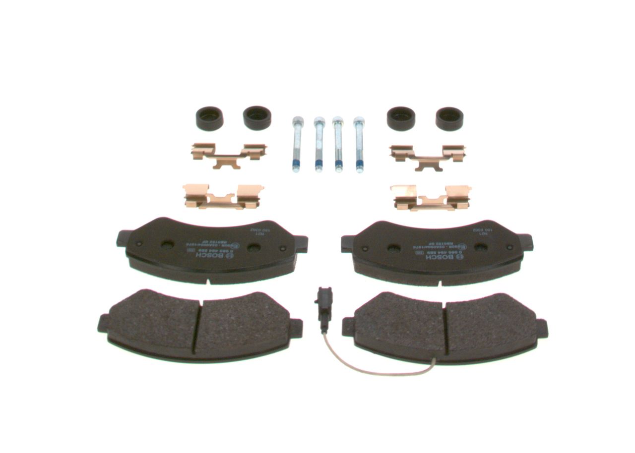BOSCH 0 986 494 589 - Bremsbelagsatz, Scheibenbremse