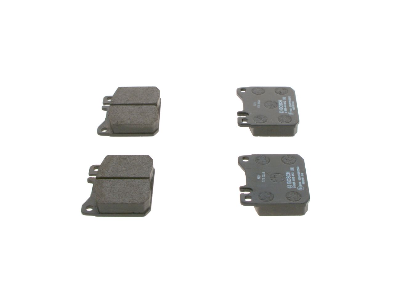 BOSCH 0 986 463 412 - Bremsbelagsatz, Scheibenbremse