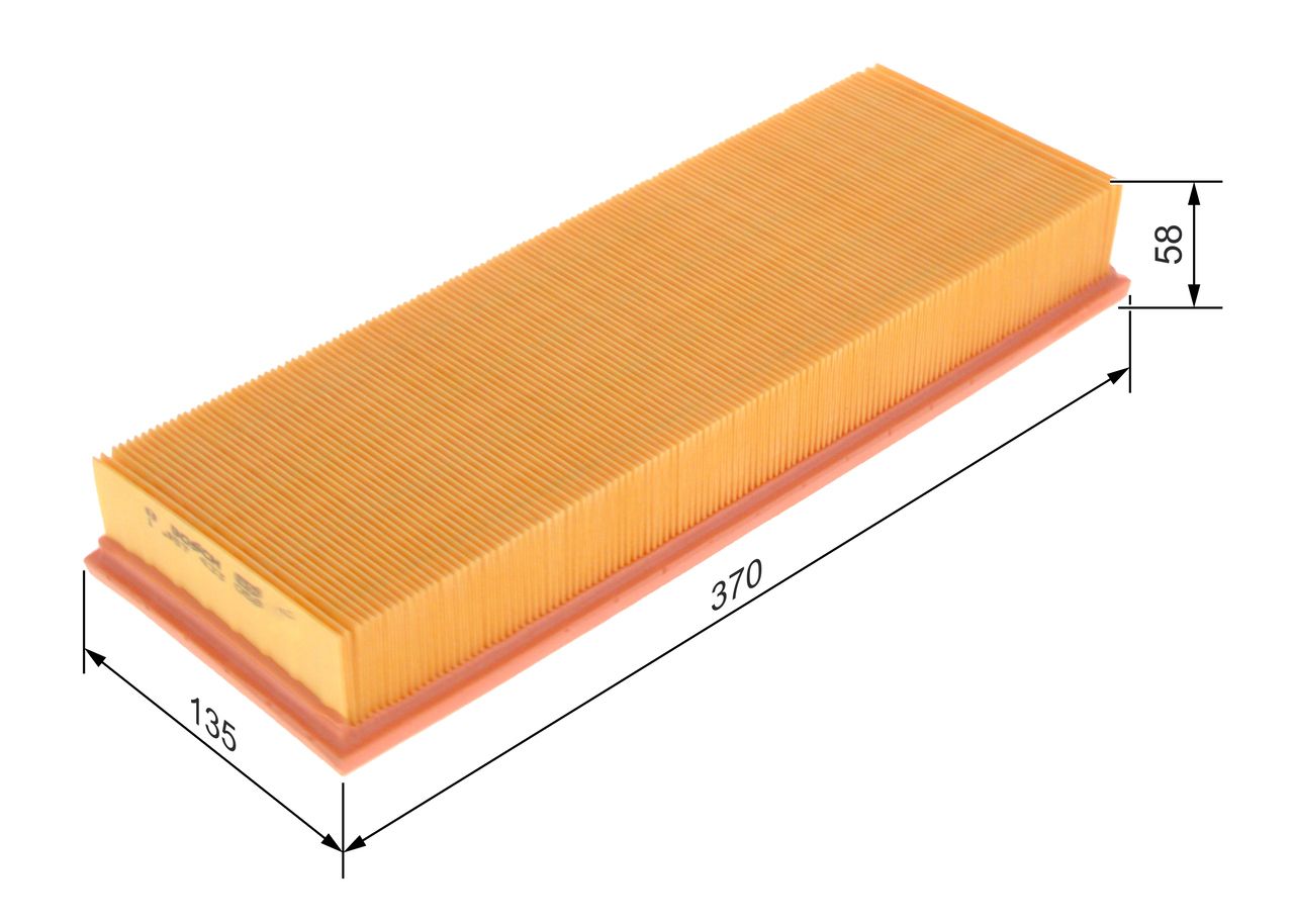 BOSCH 1 457 433 058 - Luftfilter