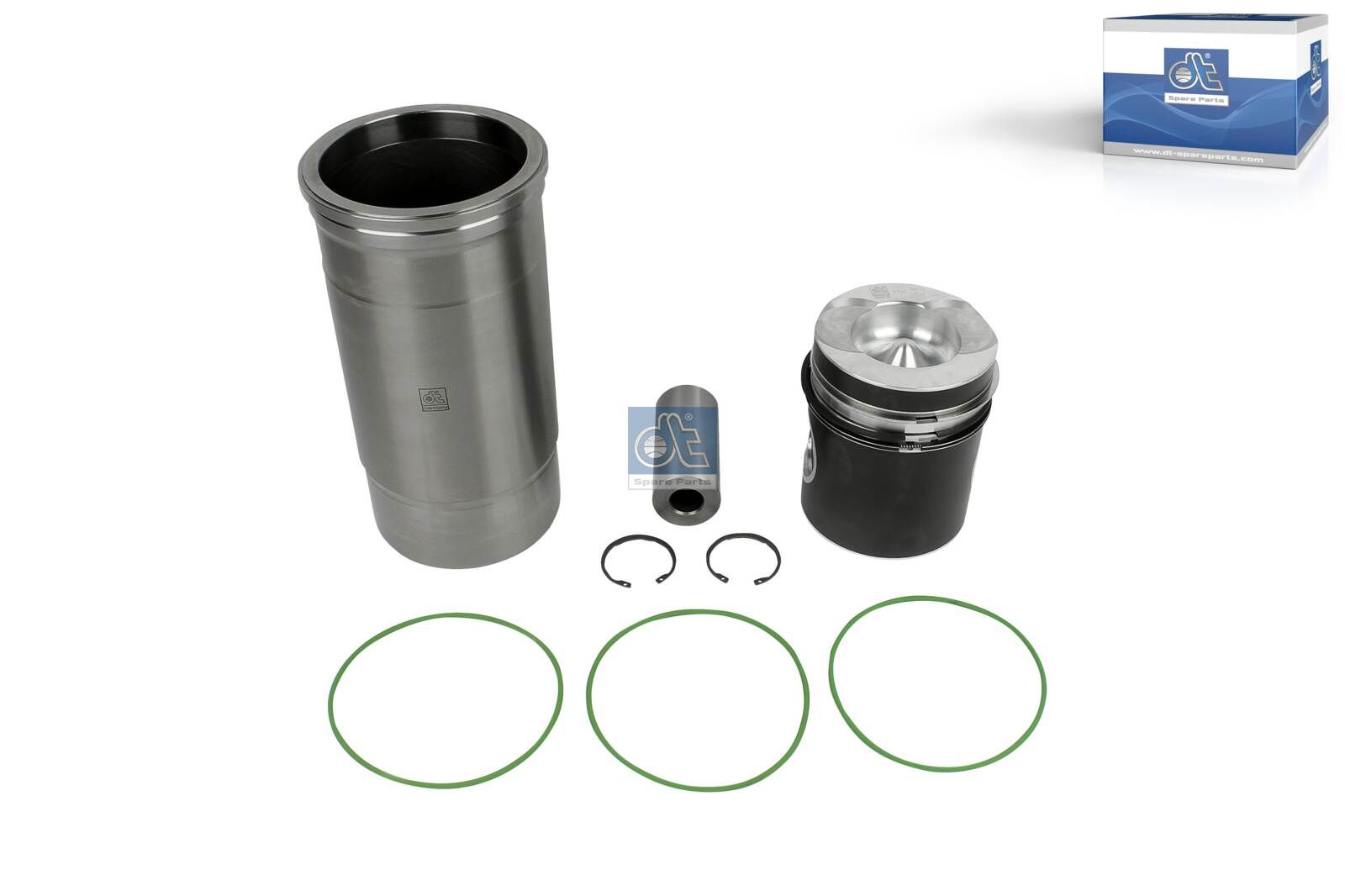 DT Spare Parts 1.31051 - Reparatursatz, Kolben/Zylinderlaufbuchse