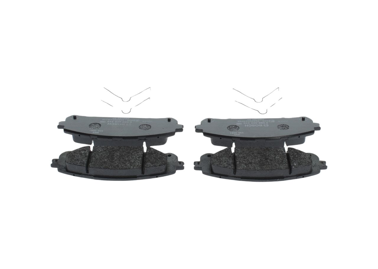 BOSCH 0 986 460 310 - Bremsbelagsatz, Scheibenbremse