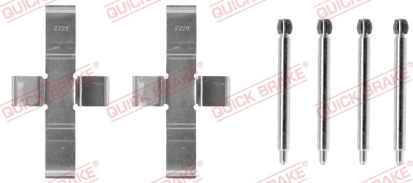 QUICK BRAKE 109-1004 - Zubehörsatz, Scheibenbremsbelag