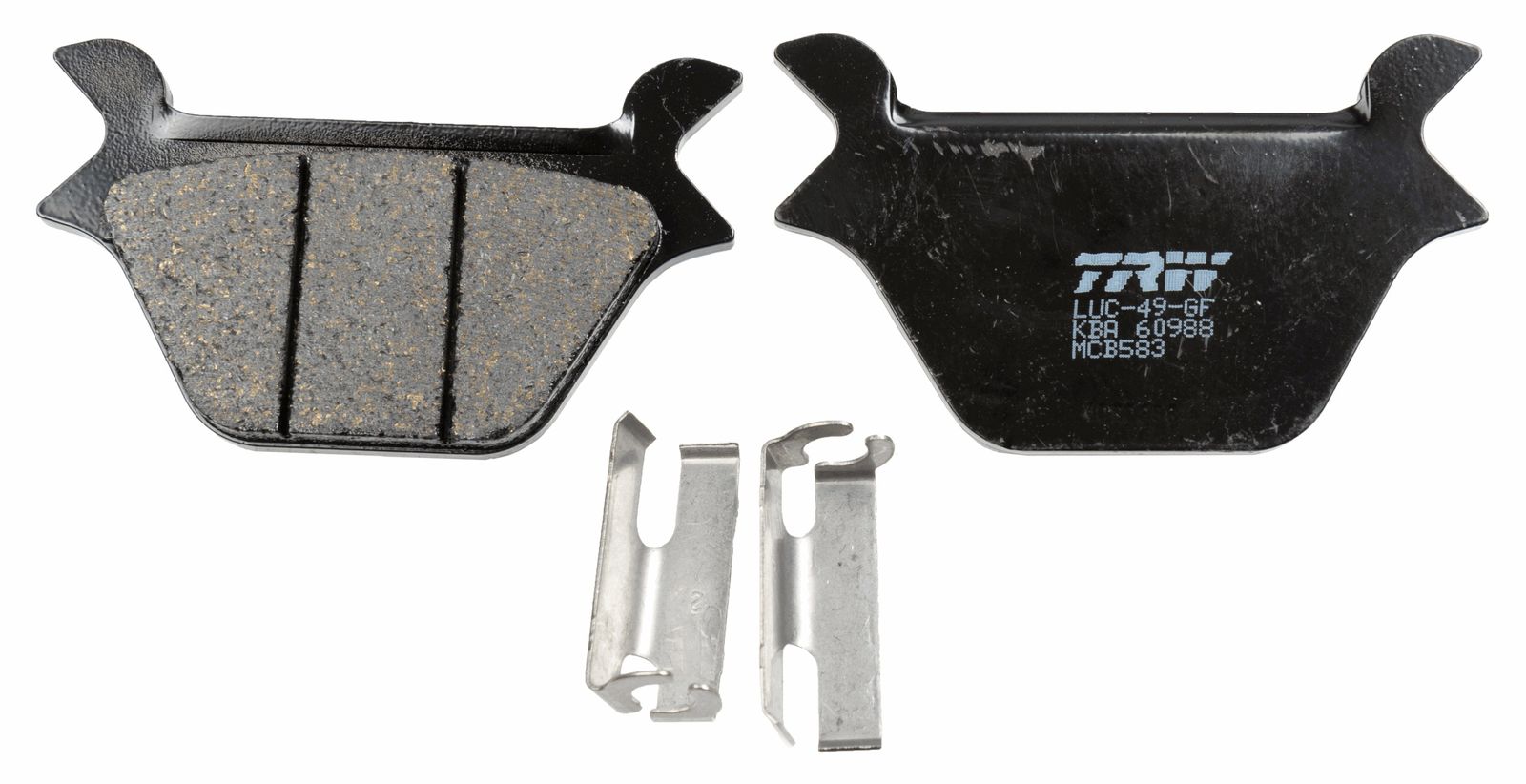 TRW MCB583 - Bremsbelagsatz, Scheibenbremse