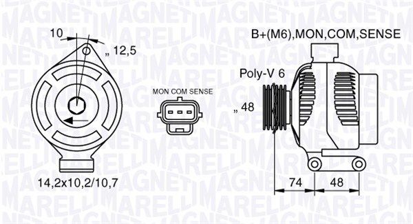 MAGNETI MARELLI 063377410010 - Generator