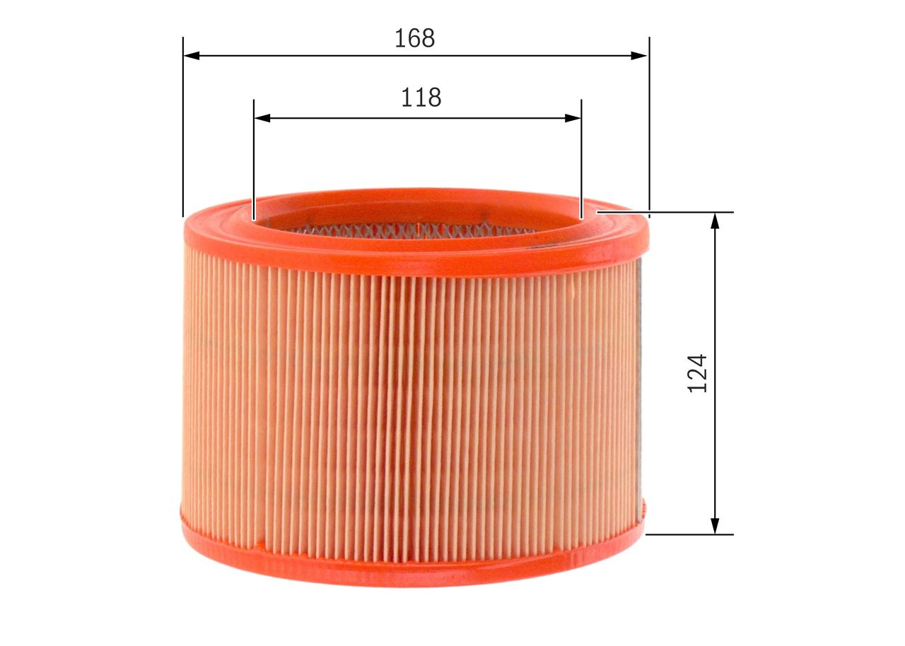 BOSCH 1 457 433 544 - Luftfilter