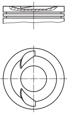 MAHLE 009 03 00 - Kolben