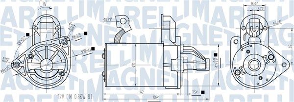 MAGNETI MARELLI 063721422010 - Starter