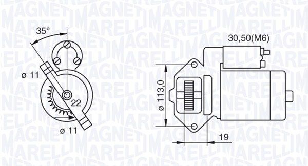 MAGNETI MARELLI 063280031010 - Starter