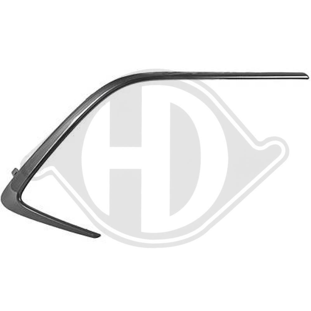 DIEDERICHS 6661062 - Zier-/Schutzleiste, Stoßfänger