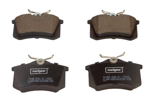 MAXGEAR 19-0428 - Bremsbelagsatz, Scheibenbremse
