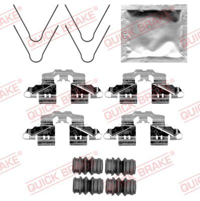 QUICK BRAKE 109-0098 - Zubehörsatz, Scheibenbremsbelag