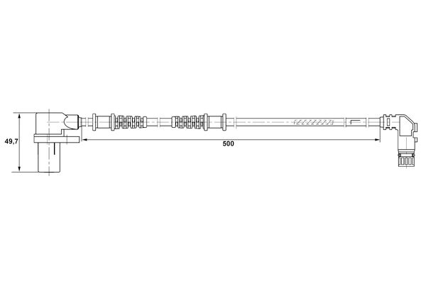 BOSCH 0 265 006 264 - Sensor, Raddrehzahl