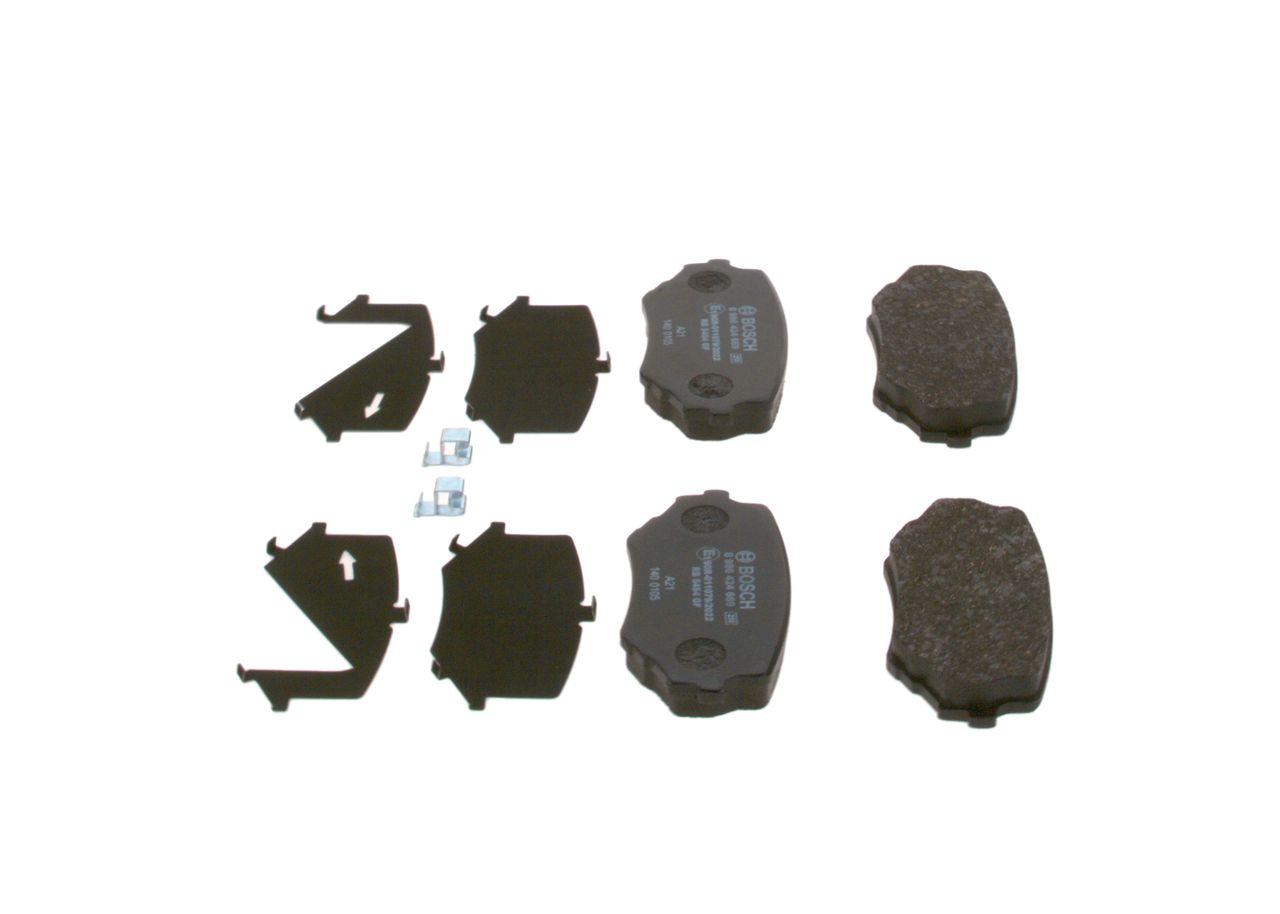 BOSCH 0 986 424 658 - Bremsbelagsatz, Scheibenbremse