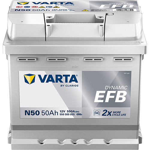VARTA 550500055K262 - Starterbatterie