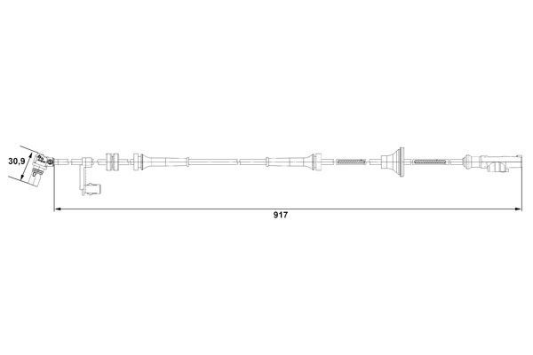 BOSCH 0 265 007 688 - Sensor, Raddrehzahl