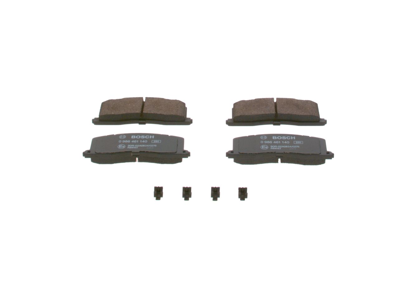 BOSCH 0 986 461 140 - Bremsbelagsatz, Scheibenbremse