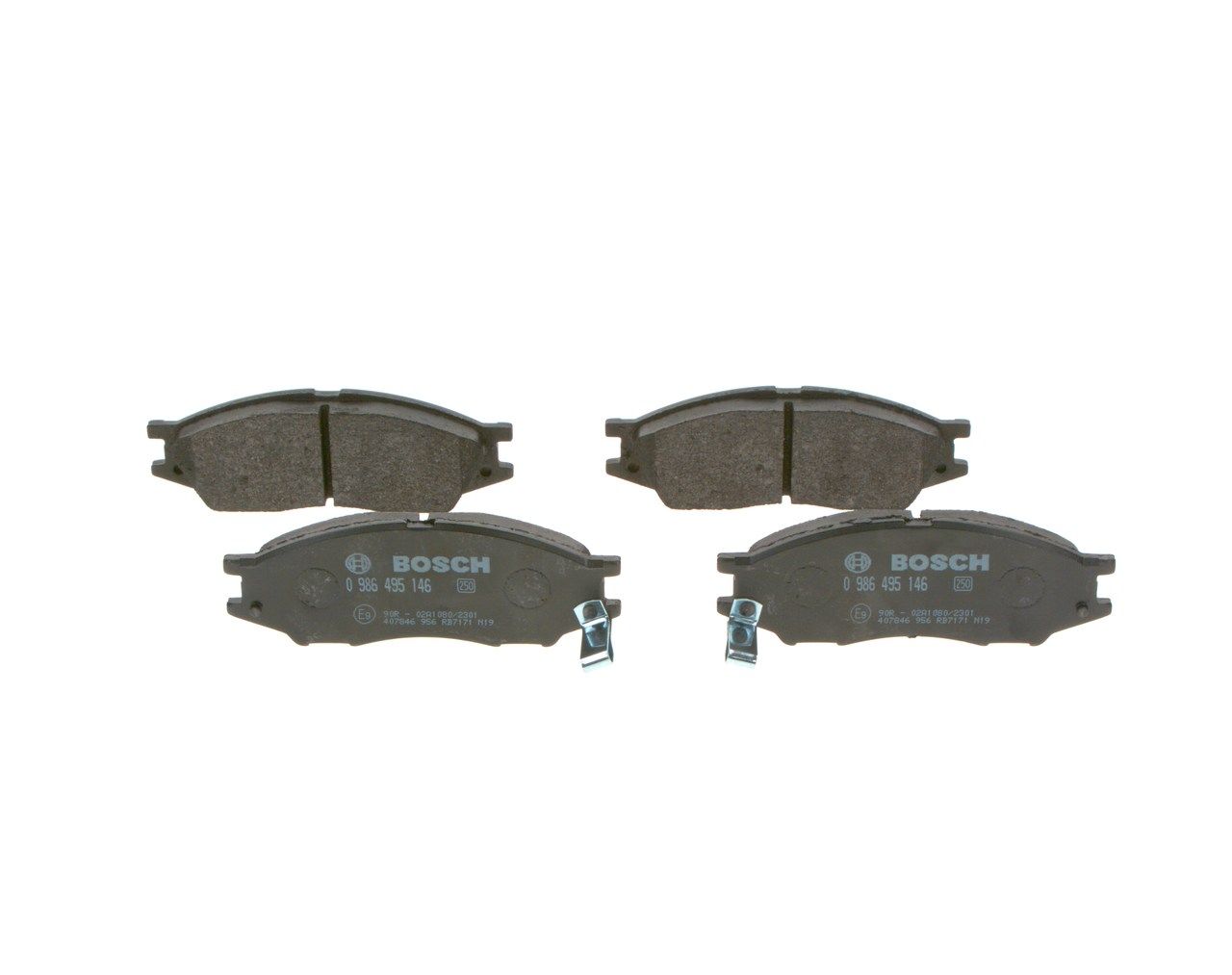 BOSCH 0 986 495 146 - Bremsbelagsatz, Scheibenbremse