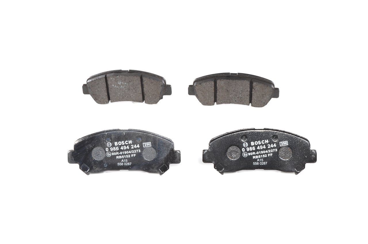 BOSCH 0 986 494 244 - Bremsbelagsatz, Scheibenbremse