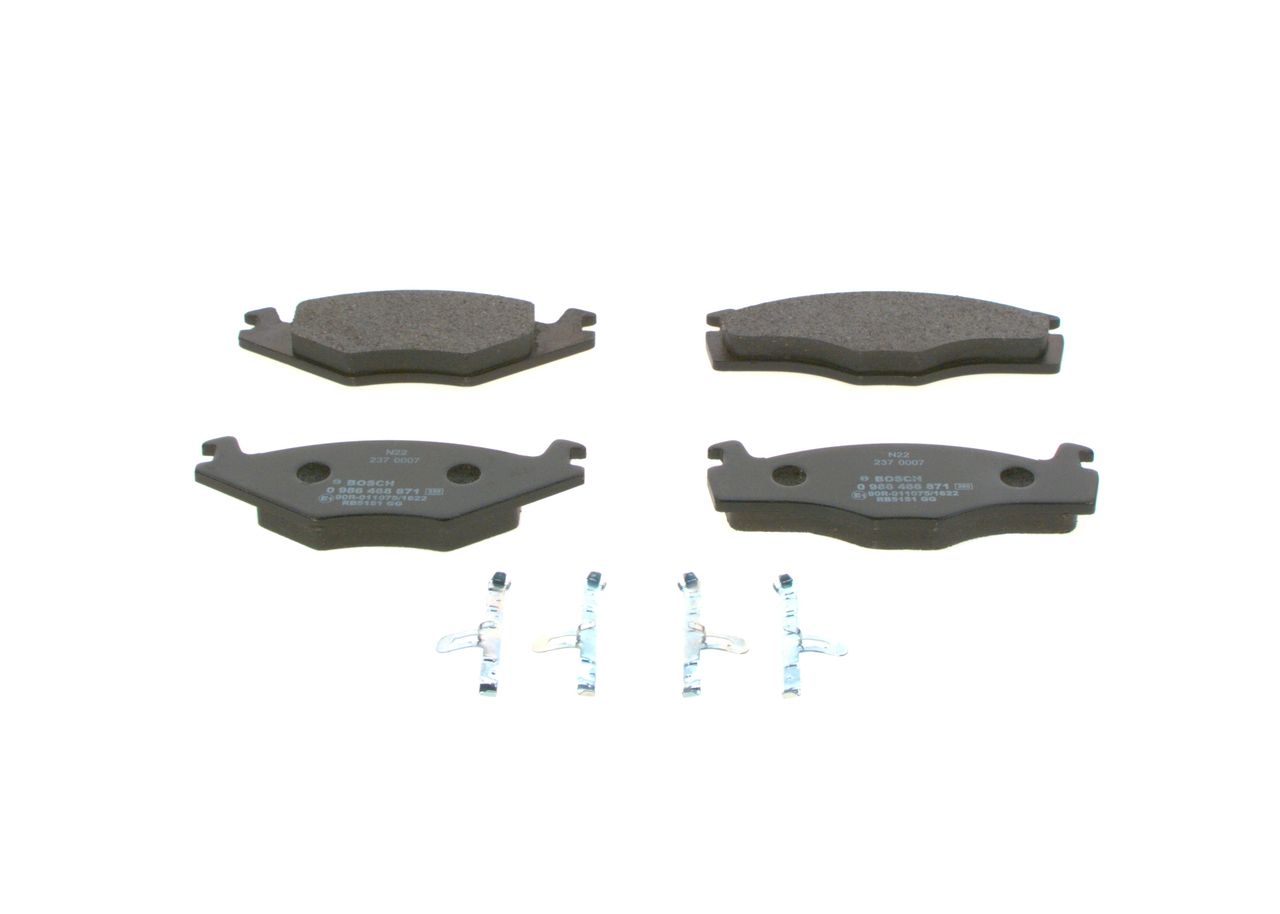 BOSCH 0 986 468 871 - Bremsbelagsatz, Scheibenbremse