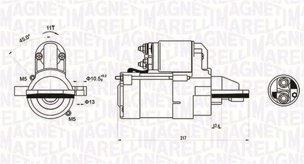 MAGNETI MARELLI 063721246010 - Starter