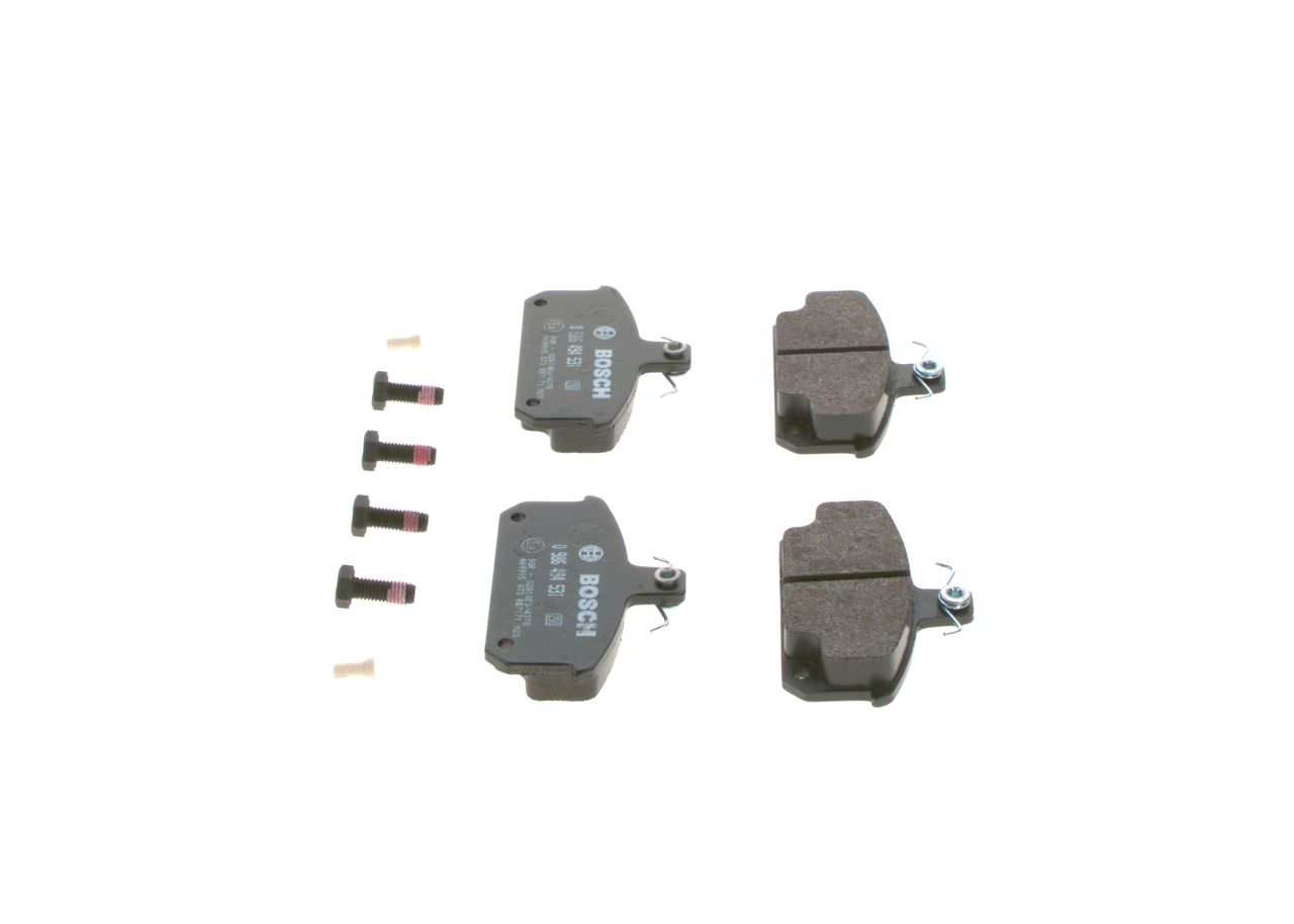 BOSCH 0 986 494 531 - Bremsbelagsatz, Scheibenbremse