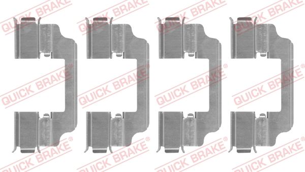 QUICK BRAKE 109-0154 - Zubehörsatz, Scheibenbremsbelag