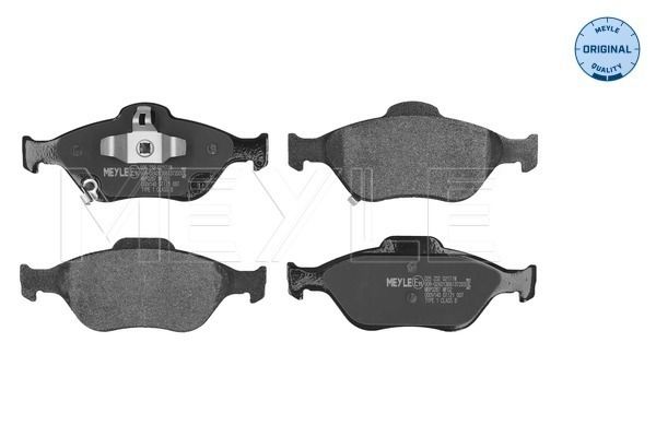 MEYLE 025 232 0217/W - Bremsbelagsatz, Scheibenbremse
