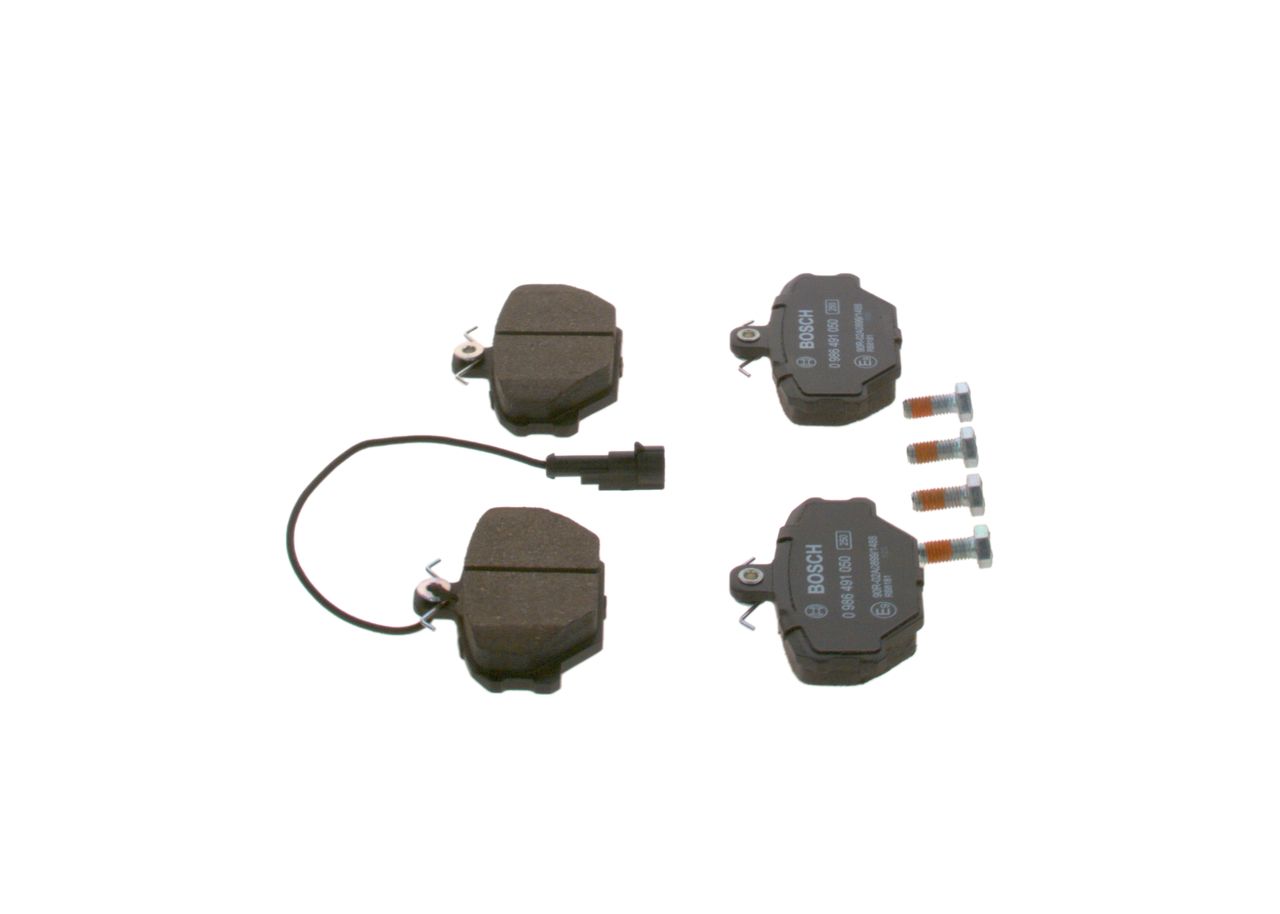 BOSCH 0 986 491 050 - Bremsbelagsatz, Scheibenbremse