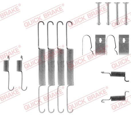 QUICK BRAKE 105-0670 - Zubehörsatz, Bremsbacken