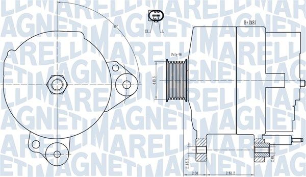 MAGNETI MARELLI 063731817010 - Generator