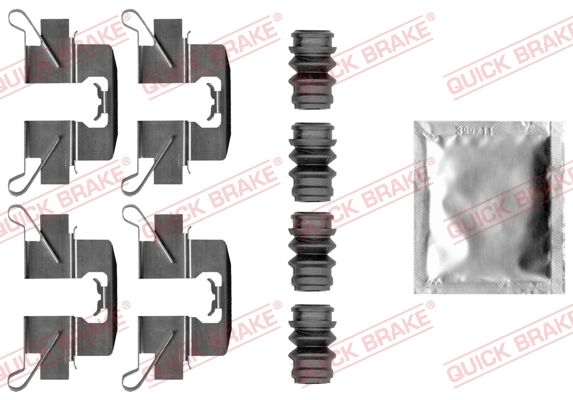 QUICK BRAKE 109-0047 - Zubehörsatz, Scheibenbremsbelag