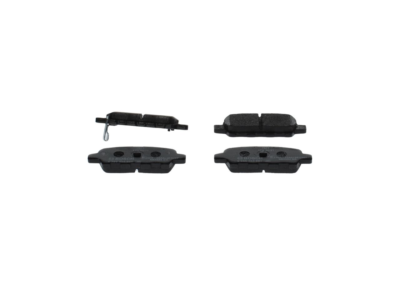 BOSCH 0 986 494 861 - Bremsbelagsatz, Scheibenbremse