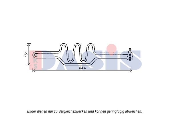 AKS DASIS 056045N - Ölkühler, Lenkung